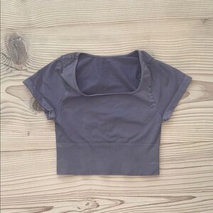Women’s Purple Crop - Molly Green